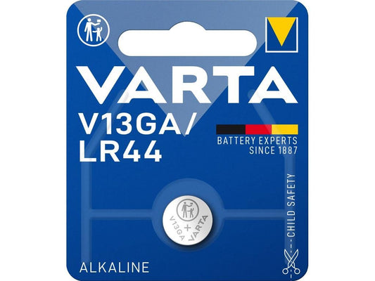 Varta-V13GA Baterie alcalina, AG 13, 1.5V, 125mAh, V13GA / LR44, 4008496297641
