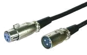 MicroConnect XLRMF2 XLR connection cable 2 meter, XLR 3-pin XLR 3-pin M-F, 4040849507052