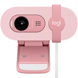 Logitech 960-001623 Camera web Brio 100 Full HD 1080p / 30fps, Conectare USB-A, Cablu: 1m, Rose, 5099206113282