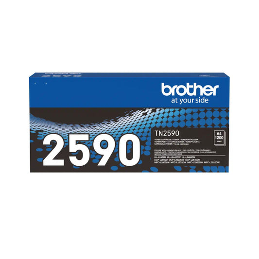 Brother TN2590 TN-2590 Toner Black 1200 pag. pt L-L2402D, HL-L2442DW, HL-L2442DW, 1200pg, 4977766830331