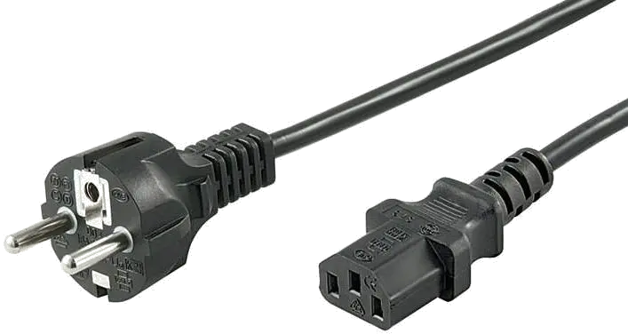 MicroConnect PE020450 Power Cord Straight IEC C320 C13, 10A, 5m, 5705965887370