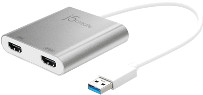 j5create JUA365-N Adaptor multi-monitor USB 3.0 catre 2 x HDMI, 4712795081251