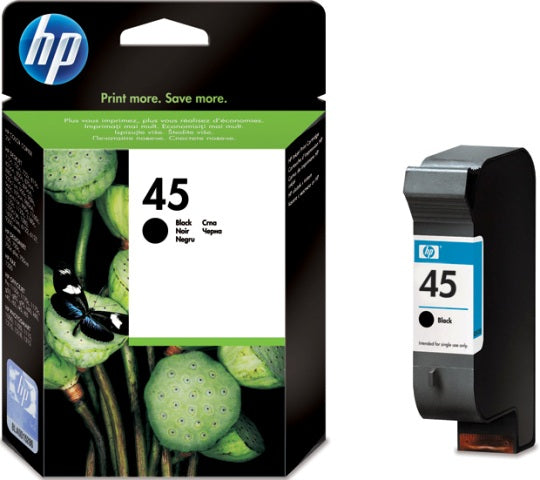 HP 51645AE Cartus inkjet No.45 black ORIGINAL, 42ml, 840pag, 88698200292 08869820029 088698200292
