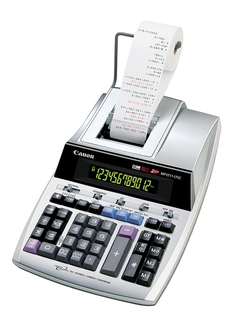 Canon 2496B001 MP1211-LTSC Calculator cu banda, 12 digiti, 4960999538471