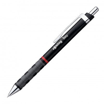 Rotring RO1904629 TIKKY 3 pix cu mecanism si mina tip parker, corp plastic NEGRU, 3501170770917