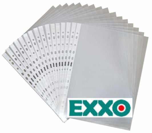 Exxo NK4830 Set 100 buc mape plastic (file protectie), A4 transparente cu perforatii lateral, 8693026460426 8607460000636 8693245571033 8693026460167 8693245123201