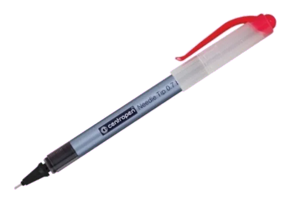 Centropen GG.CP2355.5103 Roller ROSU 0.7mm needle tip free ink, 8595013618769