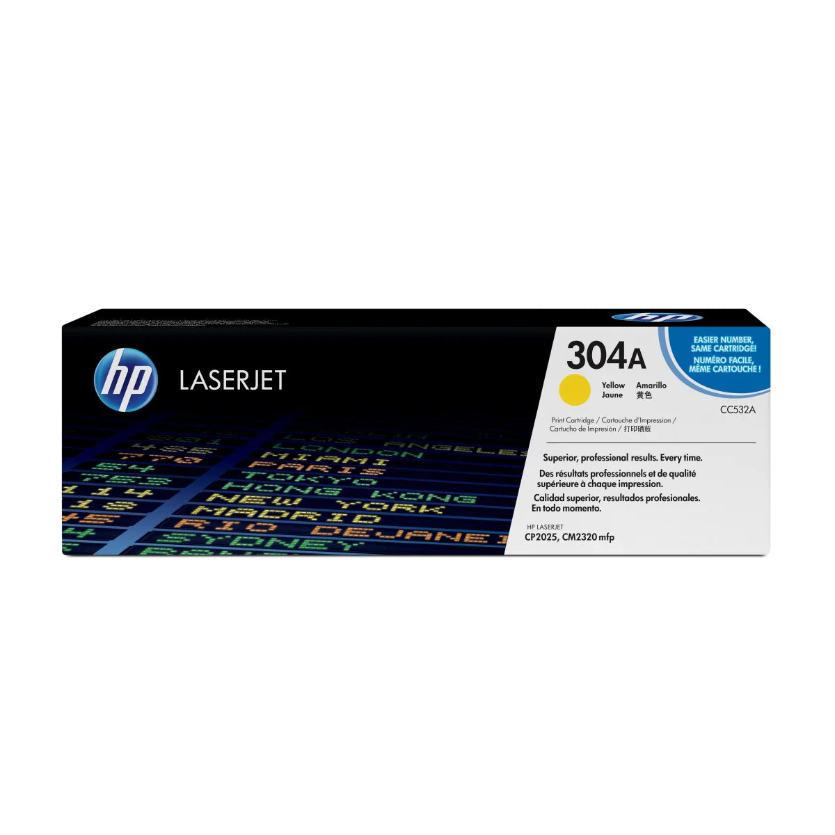 HP CC532A HP CC532A Cartus toner yellow No.304A, 2.8K 883585301515