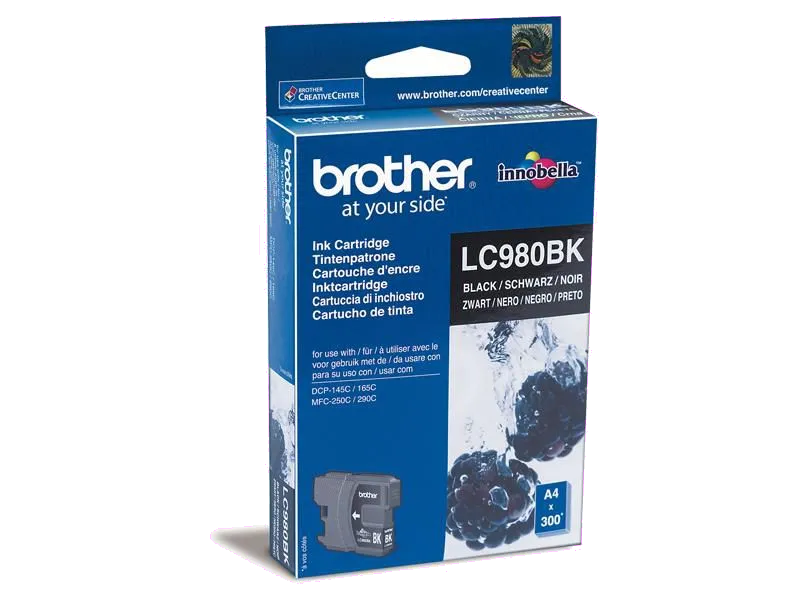 Brother LC980BK LC-980BK Cartus negru original ptr .MFC250C, 4977766659567