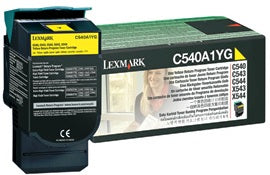 Lexmark C540A1YG Cartus toner Yellow, ORIGINAL, Return Program, Standard Capacity, 1K, 734646083447