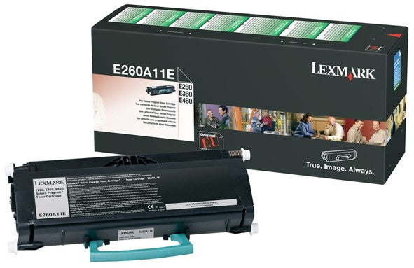 Lexmark E260A11E Cartus toner negru, ORIGINAL, Return Program, Standard Capacity, 3.5K, 734646064620