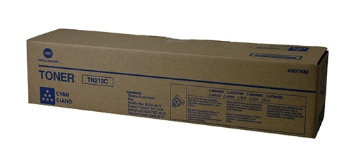 Konica-Minolta A0D7452 TN-213C Toner original cyan Konica-Minolta BizHub C203/253, 01/A0D7452