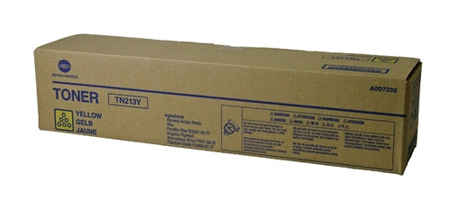 Konica-Minolta A0D7252 TN-213Y Toner original yellow Konica-Minolta BizHub C203/253, 01/A0D7252