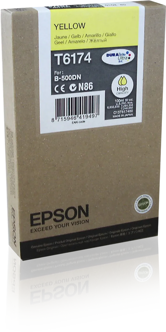 Epson C13T617400 Cartus cerneala Yellow High Capacity pentru C13T617400, 7000pag, 8715946419497