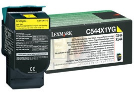 Lexmark C544X1YG Cartus toner Yellow, ORIGINAL, Return Program, Extra High Capacity, 4K, 734646083560