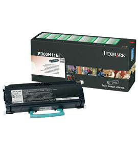 Lexmark E360H11E Cartus toner negru, ORIGINAL, Return Program, High Capacity, 9000 pag, 734646064637