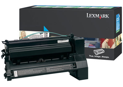 Lexmark C780H1CG Cartus toner Cyan, ORIGINAL, Return Program, High Capacity, 10K, 734646018395