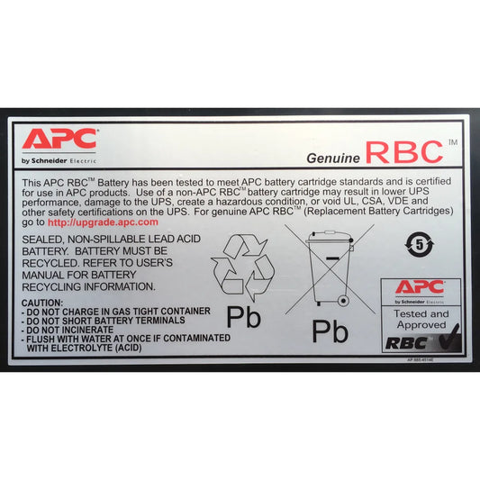 APC APCRBC140 APC RBC140 (inlocuieste RBC44) - Baterie UPS-uri APC (SRT10KRMXLI) 731304310068