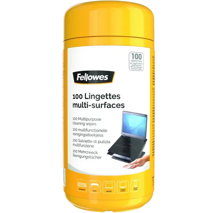 Fellowes 8562801 Servetele curatare pentru toate suprafetele, 100buc/set, 043859587025 043859770595