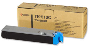 Kyocera 1T02F3CEU0 TK-510C Toner original cyan Kyocera 8K, 632983005804