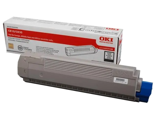 Oki 44059108 Toner original negru pt Oki C810/C830, 8.000 pag la, 5031713043546