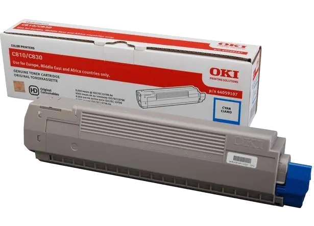 Oki 44059107 Toner original Cyan pt Oki C810/C830, 8.000 pag la, 5031713043539