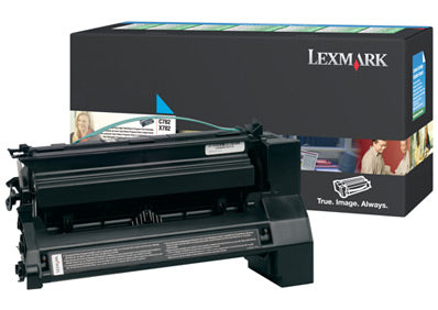 Lexmark C782X1CG Cartus toner Cyan, ORIGINAL, Return Program, Extra High Capacity, 15K, 734646018791