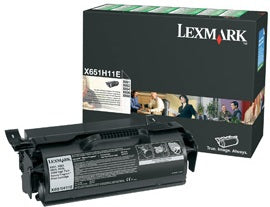 Lexmark X651H11E Cartus toner negru, ORIGINAL, Return Program, High Capacity, 25K, 734646073745 734646073967