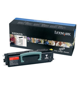 Lexmark X203A21G Cartus toner negru, ORIGINAL, Standard Capacity, 2.5k, 734646318938