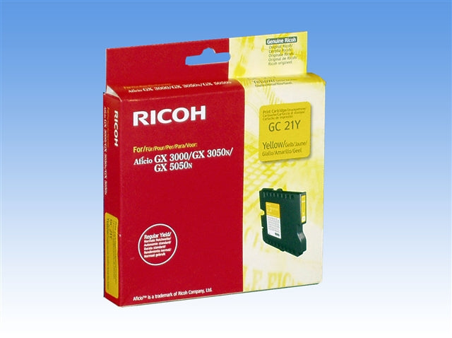 Ricoh 405535 GC-21Y Cartus original yellow gel GX3300, 1K, 4961311022081