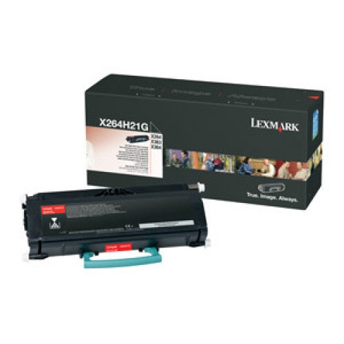 Lexmark X264H21G Cartus toner negru, ORIGINAL, High Capacity, 9K, 734646317511