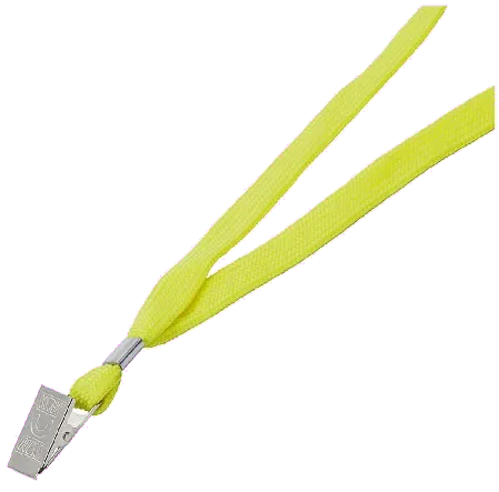 Office 82115_G Clips prindere cu snur textil , galben, pentru ecusoane