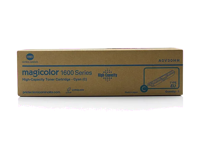 Konica-Minolta A0V30HH Toner Cartridge Cyan HC pt Konika Minolta MC 1600, 1680,169, 03928105138