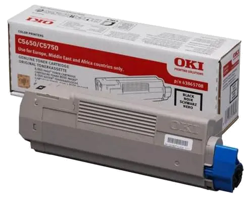 Oki 43865708 Toner negru OKI seria C5650/C5750 8.000 pag, 5031713039808