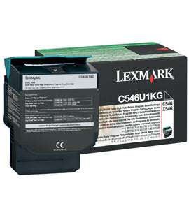 Lexmark C546U1KG Cartus toner negru, ORIGINAL, Return Program, Extra High Capacity, 8k, 734646326186