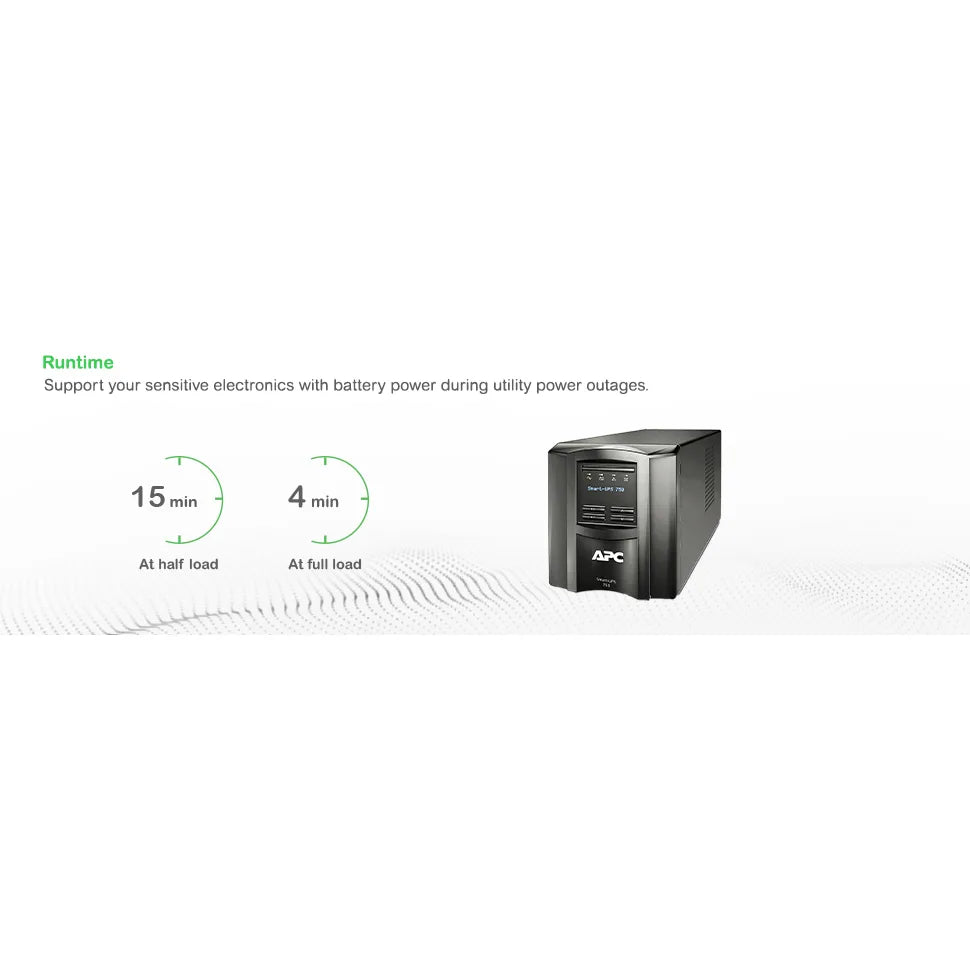 APC SMT750IC APC Smart-UPS, 750VA/500W, line-interactive 731304269069
