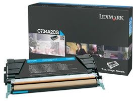 Lexmark C734A2CG Cartus toner Cyan, ORIGINAL,Standard Capacity, 6k