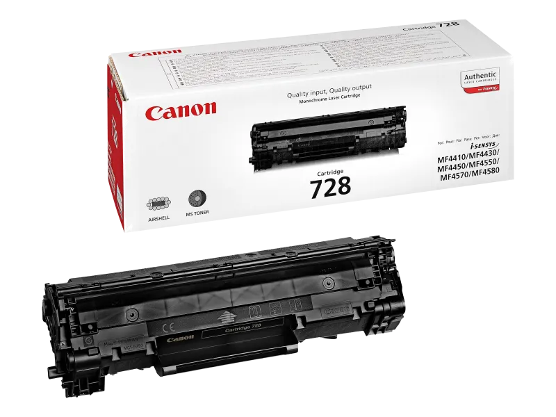 Canon 3500B002 CRG728 Cartus toner original negru pentru MF44xx, L410, 2100 pag, 4960999664118