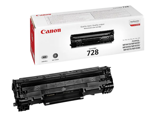 Canon 3500B002 CRG728 Cartus toner original negru pentru MF44xx, L410, 2100 pag, 4960999664118