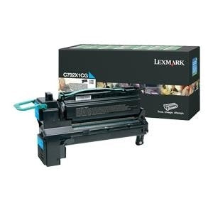 Lexmark X792X1CG Cartus toner Cyan, ORIGINAL, Return Program, Extra High Capacity, 20K, 734646251594