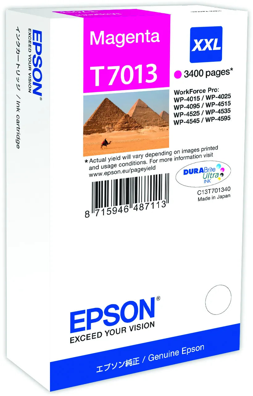 Epson C13T70134010 T70134010 Cartus inkjet Magenta XXL pt WP4000/ 4500, 3400pg, 8715946487113