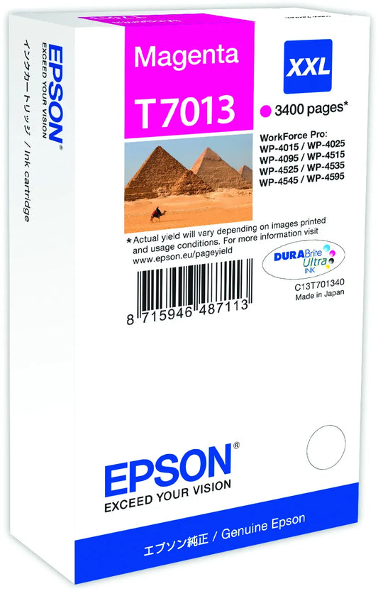 Epson C13T70134010 T70134010 Cartus inkjet Magenta XXL pt WP4000/ 4500, 3400pg, 8715946487113