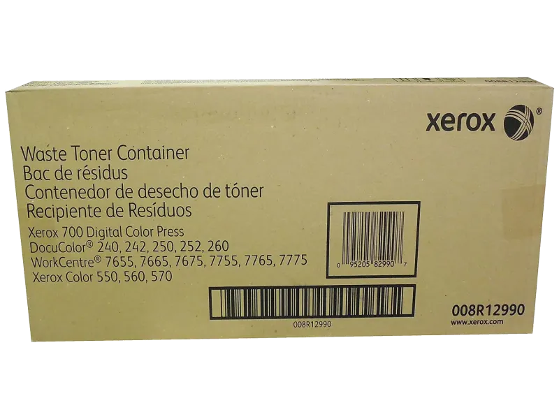 Xerox 008R12990 Waste Toner container OEM pentru Xerox DC242 , WC 7655 50.000 pagini, 09520582990 095205829907