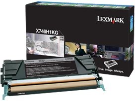 Lexmark X746H1KG Cartus toner negru, ORIGINAL, Return Program, High Capacity, 12k, 734646346252