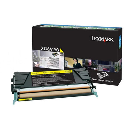 Lexmark X746A1YG Lexmark X746A1YG Cartus toner Yellow, ORIGINAL, Return Program, Standard Capacity, 7k 734646346634