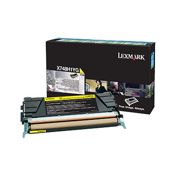 Lexmark X748H1YG Cartus toner yellow HC, Return Program pt X748DE, 734646346771