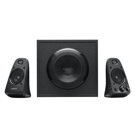 Logitech 980-000403 Logitech Z623 2.1 Speaker System, 200W RMS 130W + 2x35W), 3.5mm jack/RCA 5099206024823