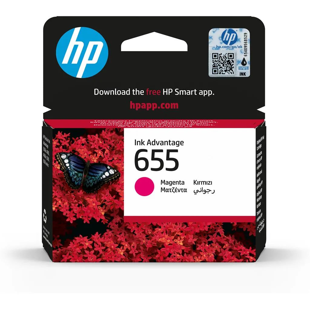 HP CZ111AE HP CZ111AE No. 655 Cartus inkjet magenta ORIGINAL, 600 pagini 886112546021