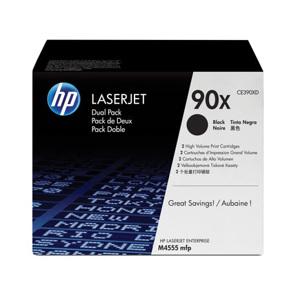 HP CE390XD HP Set toner 90X CE390XD negru 2x24000 pag pentru M4555 M602 M603 886112379650
