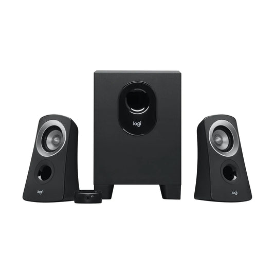 Logitech 980-000413 Logitech Z313 2.1 Speaker System, 25W RMS (15W + 2x5W), 3.5mm jack 5099206022898